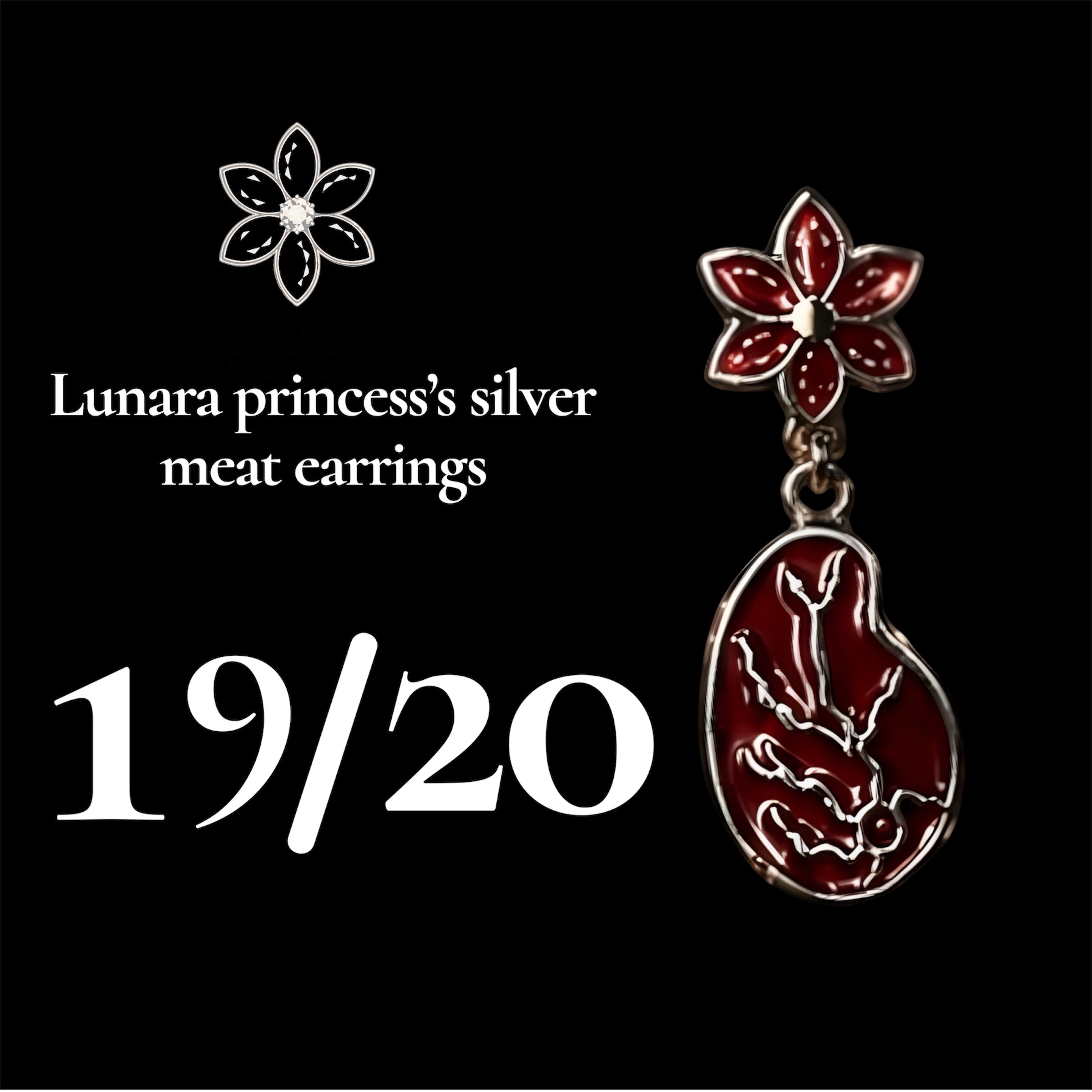 19\20 meat earrings collection